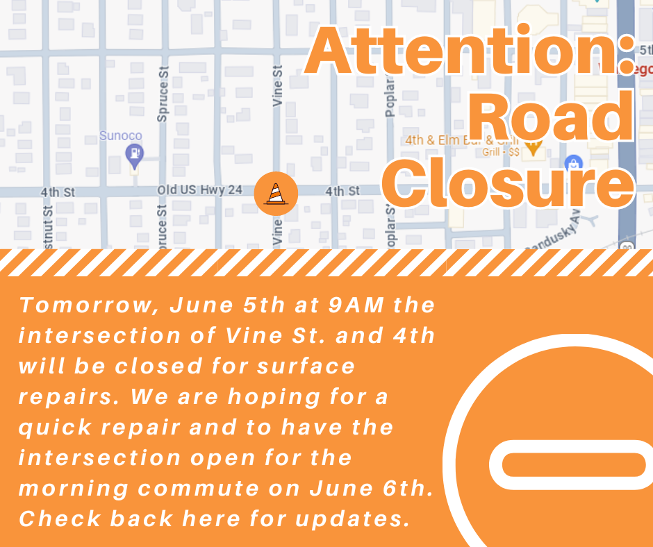 Street Closure: June 5th 2024 - News Image